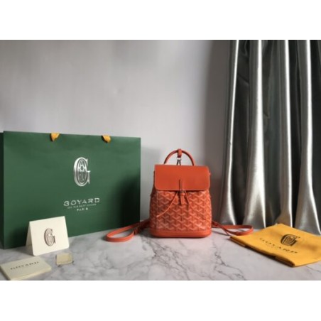 affordable goyard Alpin Mini Backpack orange flap