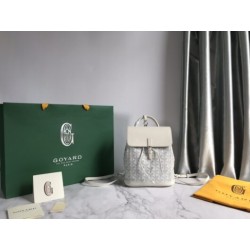 affordable goyard Alpin Mini Backpack white flap