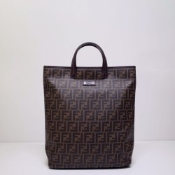 affordable luxury fendi Classic Double FF Alphabet PVC handbags