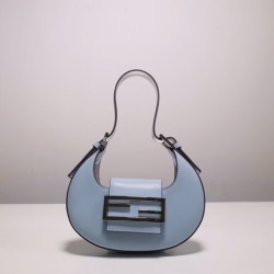 affordable luxury fendi Mini Cookie light blue mini bag