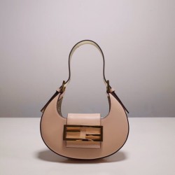 affordable luxury fendi Mini Cookie light pink mini bag