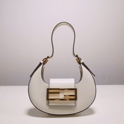 affordable luxury fendi Mini Cookie white mini bag