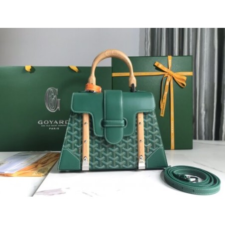 affordable luxury Saïgon PM handbag green