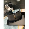 Affordable luxury YSl LE 5 À 7 IN BLACK SMOOTH LEATHER hobo bag