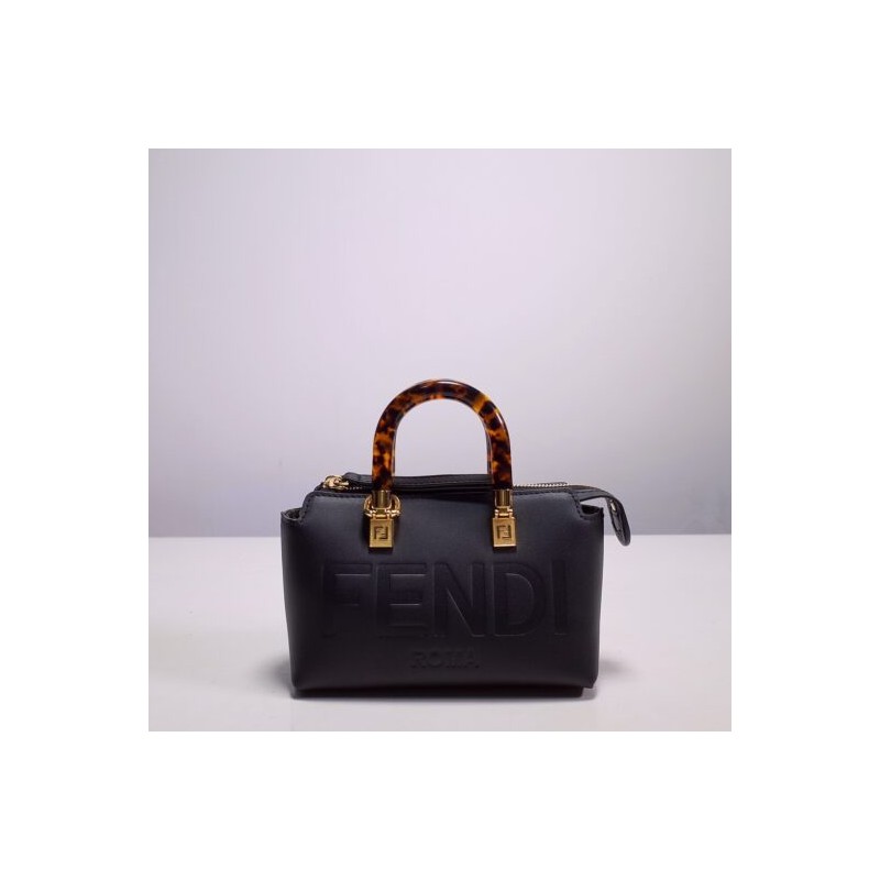 By The Way Mini Small black leather Boston bag