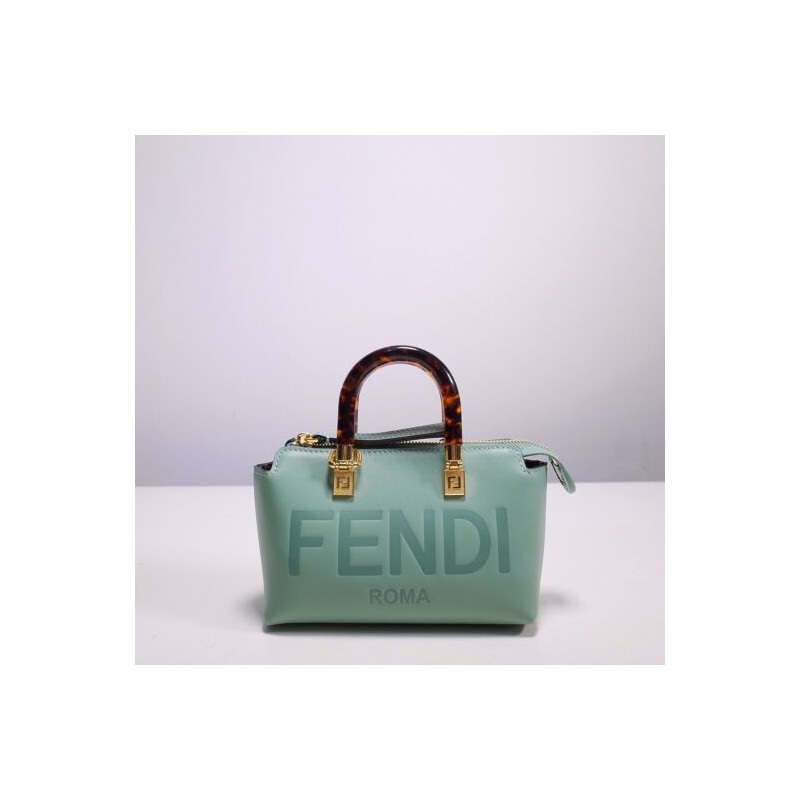 By The Way Mini Small Boston bag in mint green leather