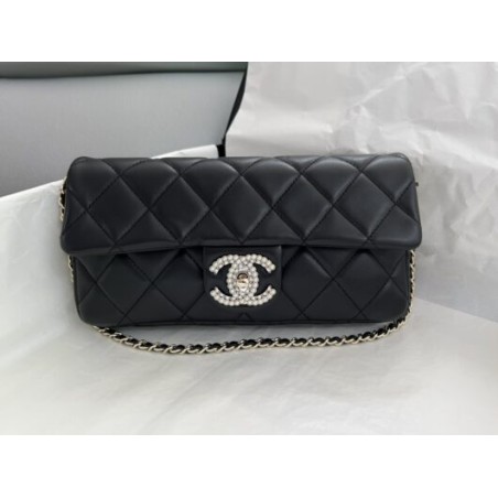 Chanel 23A Explosion Pearl Baguette Bag replica