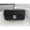 Chanel 23A Explosion Pearl Baguette Bag replica