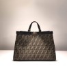 classical luxury brand fendi Peekaboo X-Tote Medium Bag brown
