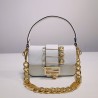 Didcount fendace Baguette from the Versace by Fendi collection white color
