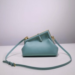 Fendi First Small Mint green leather bag