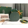 goyard Alto Hat Box Trunk Bag green price