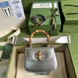 Gucci Bamboo 1947 Mini Top Handle Bag G2115designer