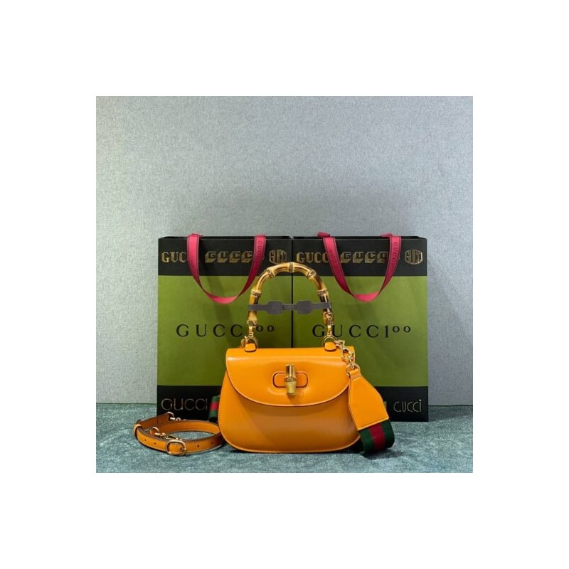 Gucci Bamboo 1947 Small Top Handle Bag G2078 designer