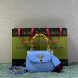 Gucci Bamboo 1947 Small Top Handle Bag G2079 designer