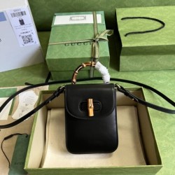 Gucci Bamboo Mini Crossbody Handbag G1998 designer