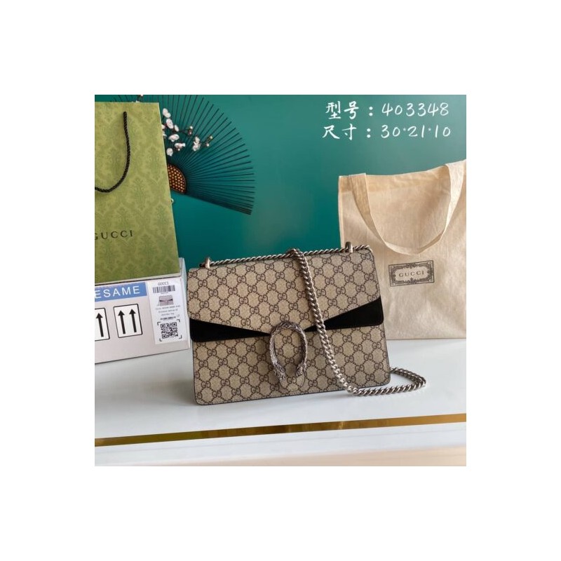 Gucci Dionysus Supreme Monogram Chain Bag G873 designer