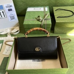 Gucci GG Large Top Handle Bag Bamboo G2231 designer