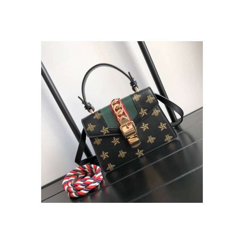 Gucci GG Sylvie Mini Shoulder Bag G186designer