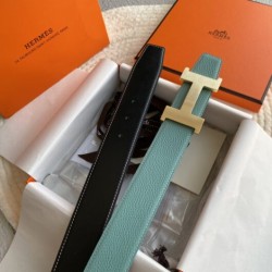 H buckle belt luxury designer