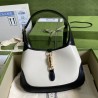 Jackie 1961 small shoulder bag black and white leather