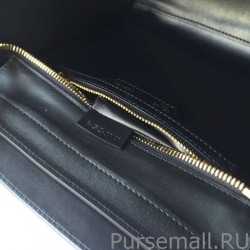 Designer Celine Mini Luggage Bag In Black Goatskin