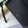 Replica Celine Mini Belt Tote Bag In Black Grained Leather