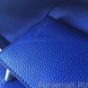 Luxury Celine Mini Belt Tote Bag In Indigo Grained Leather