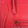 1:1 Mirror Celine Medium Phantom Bag In Red Elephant Calfskin