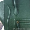 1:1 Mirror Celine Medium Phantom Bag In Green Elephant Calfskin