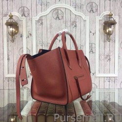 Luxury Celine Medium Phantom Bag In Brown Elephant Calfskin