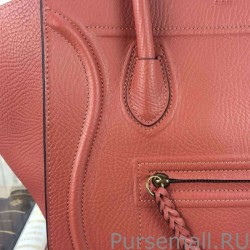 Luxury Celine Medium Phantom Bag In Brown Elephant Calfskin