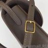 Top Quality Celine Small Trotteur Bag In Khaki Calfskin