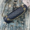 Wholesale Large Crossbody Bag Grained Calfskin AS2358 Dark Blue