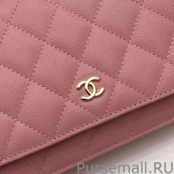 Luxury WOC Classic Quilted A15206 Pink