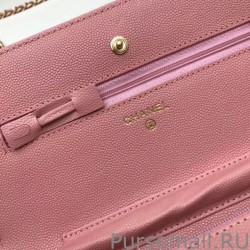 Luxury WOC Classic Quilted A15206 Pink