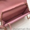 Luxury WOC Classic Quilted A15206 Pink