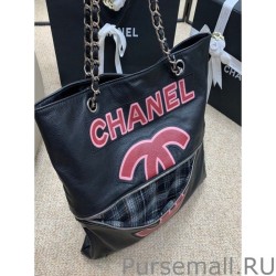 Replica Zipped Shopping Bag Black