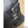 Replica Zipped Shopping Bag Black