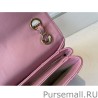 Replicas Calfskin Mini Sqaure Flap Bag AS2468 Pink