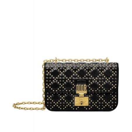 High Quality Christian Dior Dioraddict Flap Bag M5818 Black