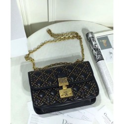High Quality Christian Dior Dioraddict Flap Bag M5818 Black
