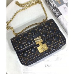 High Quality Christian Dior Dioraddict Flap Bag M5818 Black