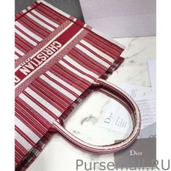 1:1 Mirror Christian Dior Book Tote bag M1286 Red