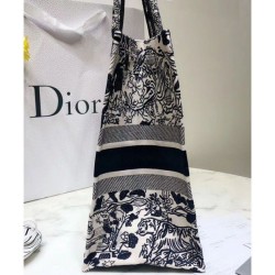 Best Christian Dior Book Tote bag Gray