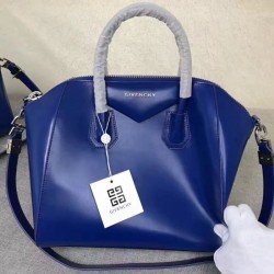 UK Givenchy Antigona Tote Bag leather Blue