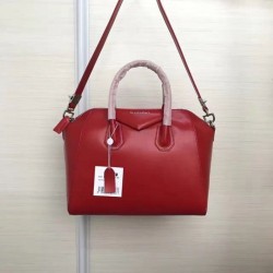 Replica Givenchy Antigona Tote Bag leather Red