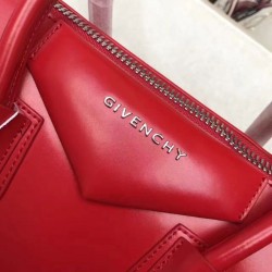 Replica Givenchy Antigona Tote Bag leather Red