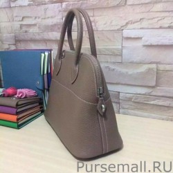 Perfect Hermes Bolide 31 35 Bag In Grey Clemence Leather