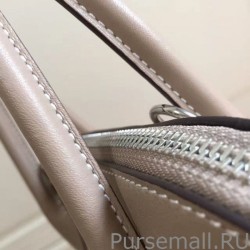 Luxury Hermes Bolide 31cm Bag In Grey Swift Leather